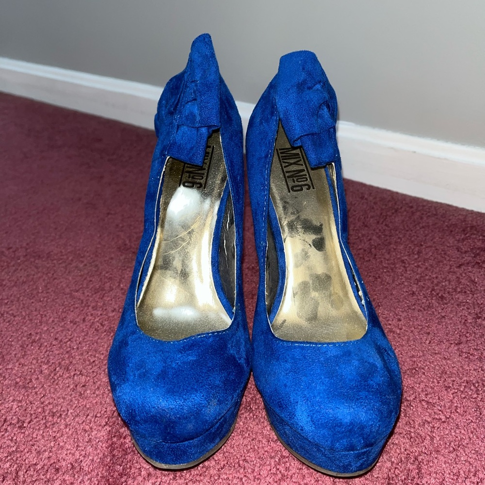 Royal Blue Mix No. 6 Sparkle Heel